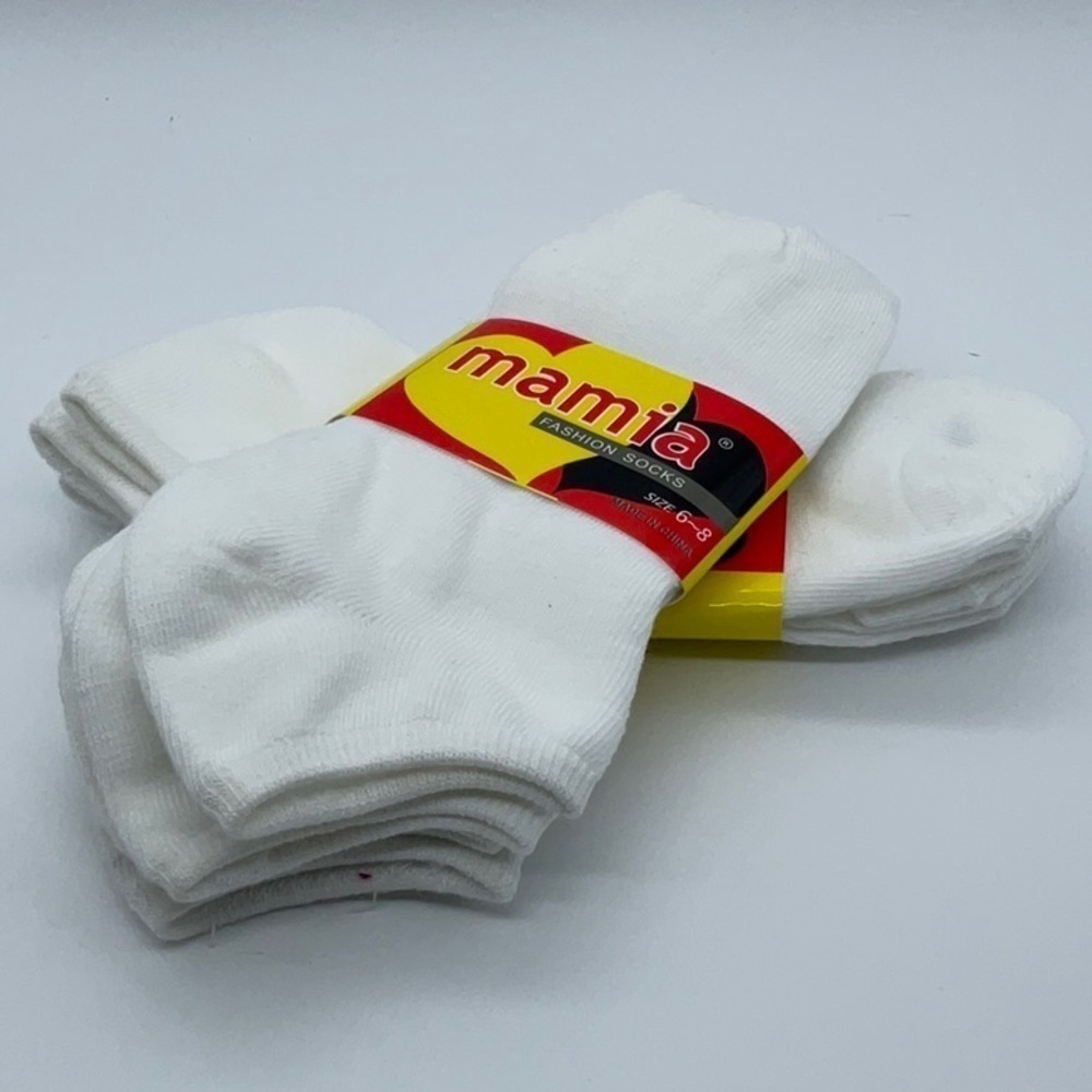 Mamia Fashion Socks White 2 3pks